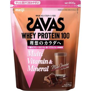 ザバス(SAVAS)のザバス　ホエイプロテイン100 ミルクショコラ風味　900g 新品(プロテイン)