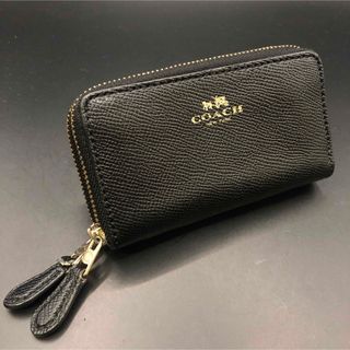 コーチ(COACH)の即決 COACH コーチ ダブルジップ コインケース 小銭入れ(コインケース)