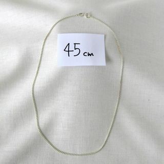 45cm ボールチェーン シルバー925ネックレス イタリア製(ネックレス)