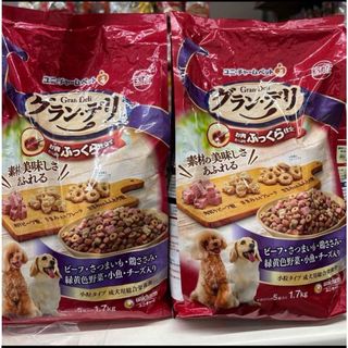 ユニチャーム(Unicharm)のグランデリ ふっくら仕立て 1.7kg×2袋(ペットフード)