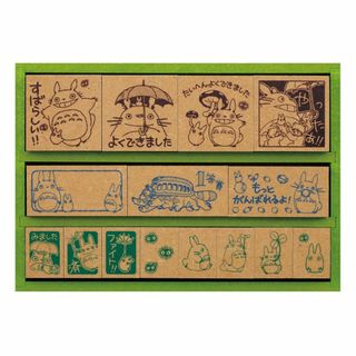 【人気商品】ビバリー ジブリ となりのトトロ スタンプ はんこ 木製ごほうびスタ(その他)