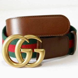 グッチ(GUCCI)の極美品 グッチ ベルト マーモント GG インターロッキング　ウェイビングライン(ベルト)