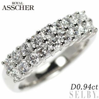 ロイヤルアッシャー Pt900 ダイヤモンド リング 0.94ct(リング(指輪))