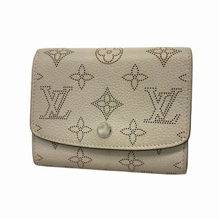 ルイヴィトン(LOUIS VUITTON)の【5gd5163-h】ルイヴィトン 財布 マヒナ ポルトフォイユイリス コンパクト M80316 ブリューム/ローズマドモワゼル【中古】レディース(財布)