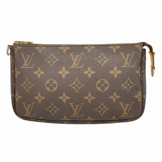 LOUIS VUITTON - 【5gd5203-h】ルイヴィトン ポーチ モノグラム ポシェットアクセソワール M51980 ブラウン【中古】レディース