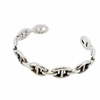 エルメス(HERMES)の【5jgb0351】エルメス バングル シェーヌダンクル アンシェネ シルバー925【中古】レディース(ブレスレット/バングル)