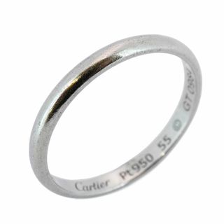 カルティエ(Cartier)の【5jgb0334】カルティエ リング クラシックウェンディング Pt950 プラチナ ＃55【中古】メンズ レディース ユニセックス(リング(指輪))