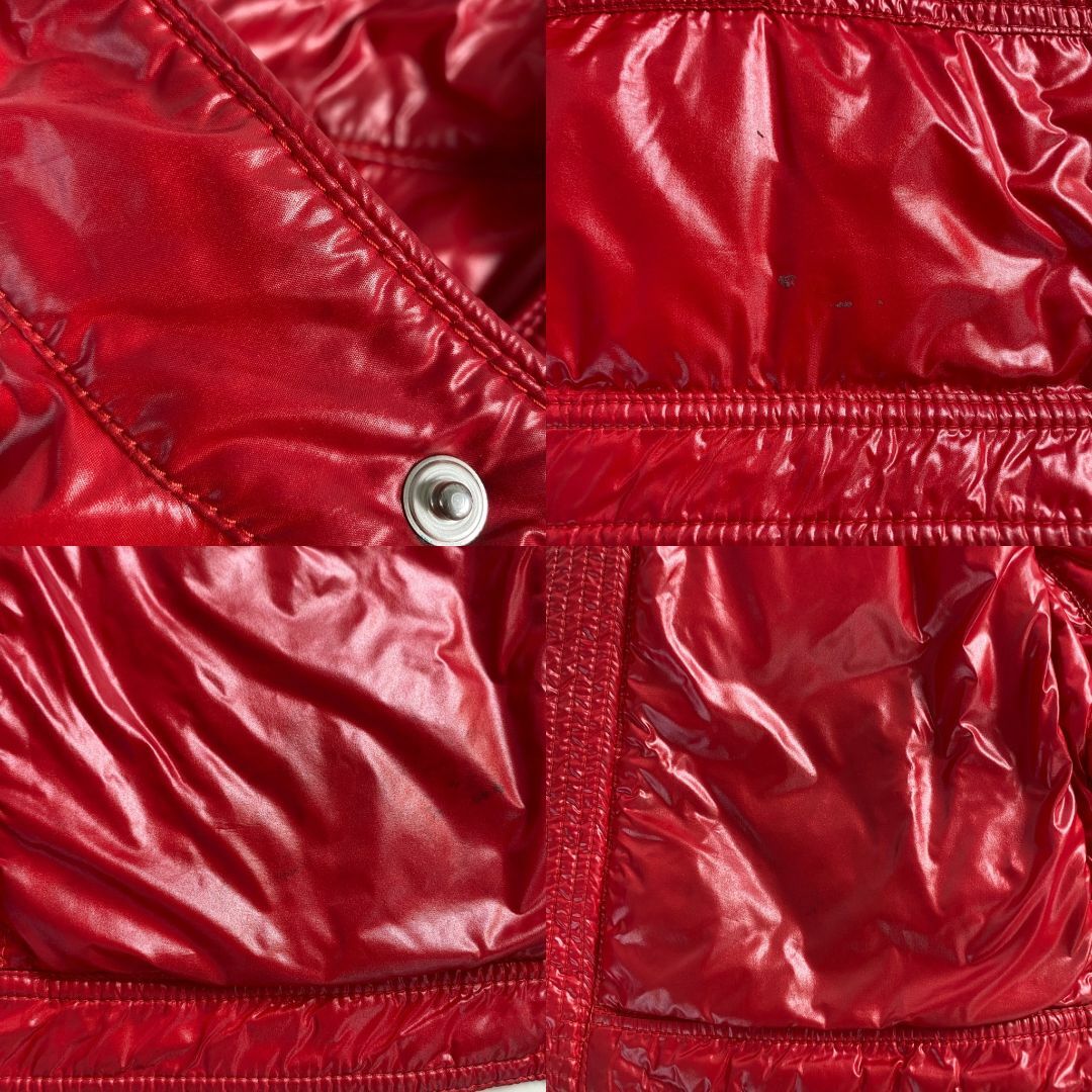 MONCLER 赤 ナイロンジャケット 6A 116センチ MONCLER 赤 ナイロンジャケット 6A 116センチ キッズ服(100cm~)