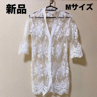 【新品 コメントで値引き】レースカーディガン(カーディガン)