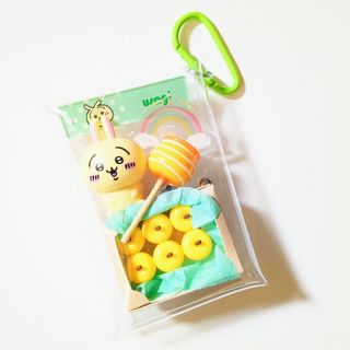 うさぎ　ガチャ詰めポーチ　りんご飴　黄りんご　ちいかわ