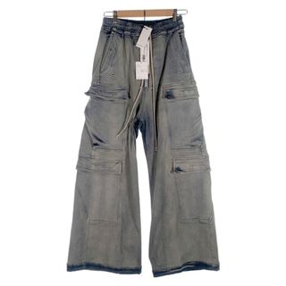 DRKSHDW ダークシャドウ リックオウエンス DOUBLE CARGO JUMBO BELAS ダブルカーゴジャンボベラ ロングパンツ SKY Size 46 (XS)