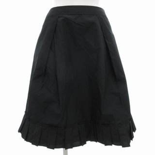 トゥービーシック(TO BE CHIC)のトゥービーシック TO BE CHIC フレアスカート タック ひざ丈 38(ひざ丈スカート)