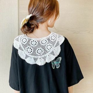 数量限定 ストール スカーフ レース 透かし編み 花柄 総柄 総レース(ストール/パシュミナ)