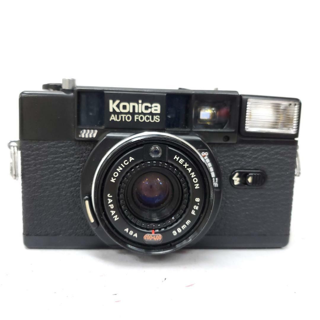 【完動品】 Konica C35 AF2 モルト新品 動作確認済 KONICA MINOLTA - 【動作確認済】 KONICA C35 AF2 F0702-25IDの