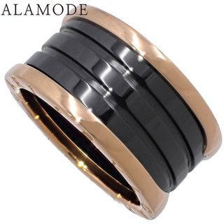 ブルガリ(BVLGARI)のBVLGARI(ブルガリ) ビーゼロワン ビー・ゼロワン リング 345853 K18 ピンクゴールド PG セラミック リング・指輪 アクセサリー ジュエリー B-zero1 19(59)号 ブラック黒 ピンクゴールド メンズ 41100072342【中古】【アラモード】(リング(指輪))