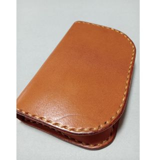 名刺入れ　栃木レザーキャメル(名刺入れ/定期入れ)