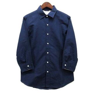 シップス(SHIPS)のシップス ハードマンズ Heardmans コットン リネン 七分袖 シャツ M(その他)