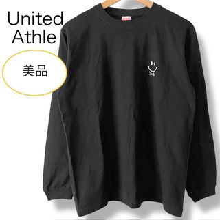 UnitedAthle - 美品 ユナイテッドアスレ クルーネック 長袖 Tシャツ ロンT ブラック M