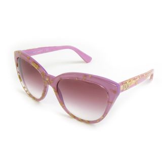 ドルチェアンドガッバーナ(DOLCE&GABBANA)のドルチェアンドガッバーナ DOLCE&GABBANA サングラス プラスチック パープル レディース 送料無料【中古】 56238a(サングラス/メガネ)