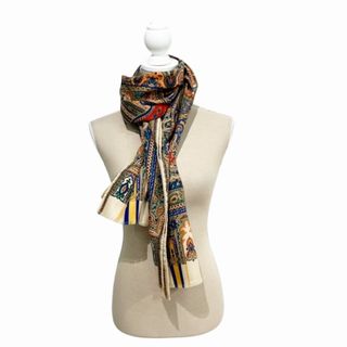 エトロ(ETRO)のエトロ ETRO スカーフ ストール シルク混 ペイズリー柄 総柄 ■WY(ハンカチ/ポケットチーフ)