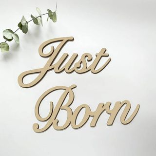 【特価セール】ニューボーンフォト 新生児Just Born 月齢フォト ウッドレ