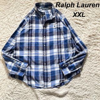 ラルフローレン(Ralph Lauren)のRalph Lauren チェックシャツ オーバーサイズ XXL 90s(シャツ)