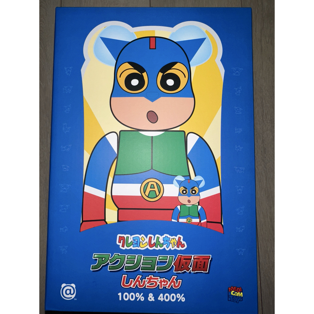 BE@RBRICK アクション仮面しんちゃん  エンタメ/ホビーのおもちゃ/ぬいぐるみ(キャラクターグッズ)の商品写真