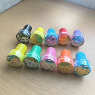 未開封　どうぶつのスタンプ　10個セット