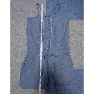 サロペット　ショートパンツサロペット　オールインワン(サロペット/オーバーオール)