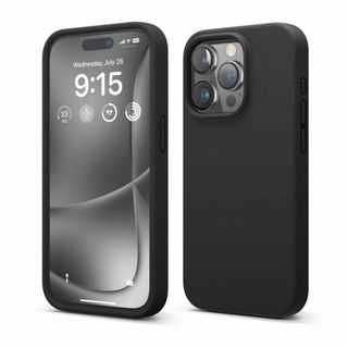 【色:ブラック】【elago】 iPhone15Pro 対応 ケース 耐衝撃 傷