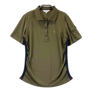 サイズ：38 LANVIN SPORT ランバン スポール 半袖ポロシャツ カーキ系 [240101496172] ゴルフウェア レディース ストスト