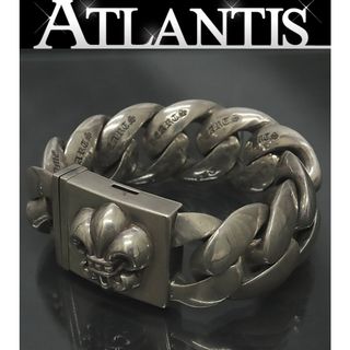 クロムハーツ(Chrome Hearts)のCHROME HEARTS 銀座店 クロムハーツ クラシックリンク XL BSフレア ボックス IDブレス 9リンク メンズ SV925 シルバー 99499(バングル/リストバンド)
