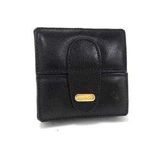 バリー(Bally)の■美品■ BALLY バリー レザー コインケース コインパース 小銭入れ レディース ブラック系 DH9786(長財布)