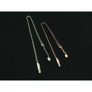 ヨンドシー(4℃)の■美品■ 4℃ ヨンドシー SV925 ペアネックレス アクセサリー 2点セット ピンクゴールド系 シルバー系 DI1208(ネックレス)