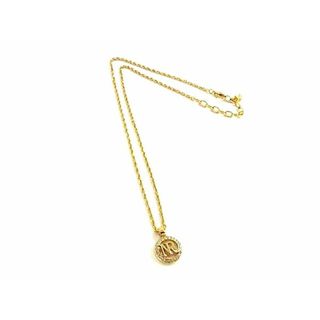 ニナリッチ(NINA RICCI)の■美品■ NINA RICCI ニナリッチ ヴィンテージ ラインストーン ネックレス ペンダント アクセサリー ゴールド系 DI2980(ネックレス)