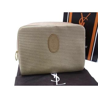 イヴサンローラン(Yves Saint Laurent)のYVESSAINTLAURENT イヴサンローラン レザー ポーチ マルチケース 小物入れ レディース ブラウン系 DI4184(その他)