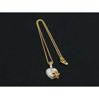 スワロフスキー(SWAROVSKI)のSWAROVSKI スワロフスキー クリスタル フラワー ハート ネックレス ペンダント アクセサリー レディース ゴールド系 DI7715(ネックレス)