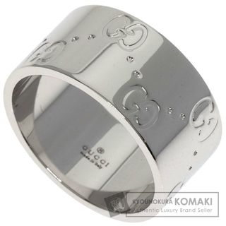 グッチ(GUCCI)のGUCCI グッチ GG アイコン ワイド #11 リング・指輪 K18WG レディース [中古](リング(指輪))