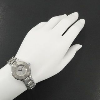 カルティエ(Cartier)のカルティエ Cartier マスト21 ヴァンティアン W10109T2 レディース 腕時計 シルバー クォーツ ウォッチ Must21 90289749(腕時計)