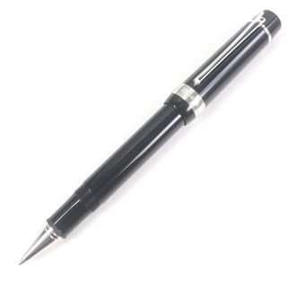 モンブラン(MONTBLANC)の極美品□MONTBLANC モンブラン ヨハン・シュトラウス ドネーションペン キャップ式 ボールペン ブラック シルバー ドイツ製 メンズ(ペン/マーカー)