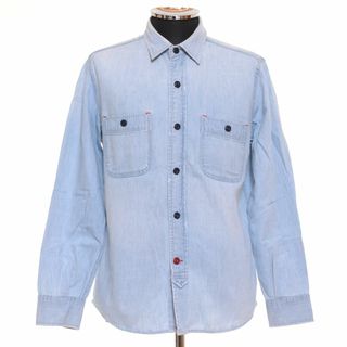 エドウイン(EDWIN)のEDWIN エドウィン ○デニムシャツ ワークシャツ サイズM メンズ インディゴブルー(シャツ)