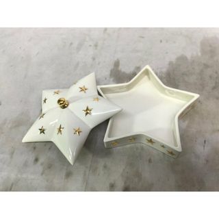 VINTAGE LENOX レノックス ヴィンテージ 陶磁器製 星形 スター フタつき 小物入れ