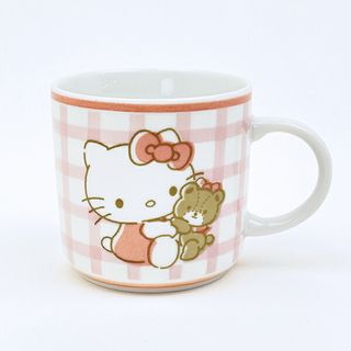 サンリオ ハローキティ 染付マグカップ チェック コップ 日本製 Sanrio(マグカップ)