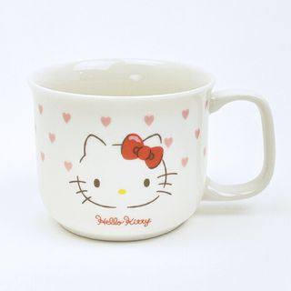 サンリオ ハローキティ こどもマグカップ ピンクハート コップ キッズ 日本製 Sanrio(マグカップ)