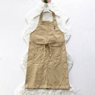 ラルフローレン(Ralph Lauren)のラルフローレン*エプロンワンピース　ベージュ　コットン100%(その他)