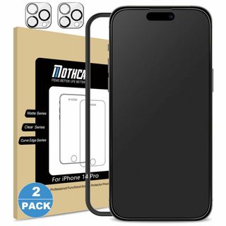 【カバー】Mothca アンチグレア iPhone 14 Pro ガラスフィルム(その他)