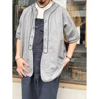 ナイジェルケーボン(Nigel Cabourn)のNigel Cabourn ナイジェルケーボン　ベースボールシャツ 54 XXL(シャツ)