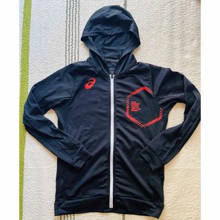 アシックスショウジ(asics)のasics アシックス　パーカー&ハーフパンツセット160 黒(ウェア)