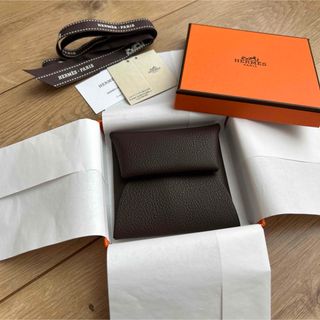 エルメス(HERMES)のhermes エルメス　小銭入れ　バスティア　モカ(コインケース)