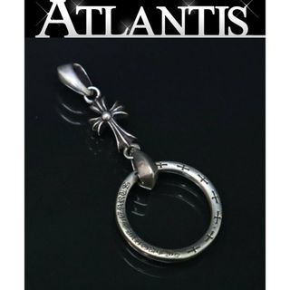 クロムハーツ(Chrome Hearts)のCHROME HEARTS 銀座店 クロムハーツ ベイビーファットクロス NTFL アイウェアループ ペンダント チャーム メンズ シルバー SV925 99741(ネックレス)